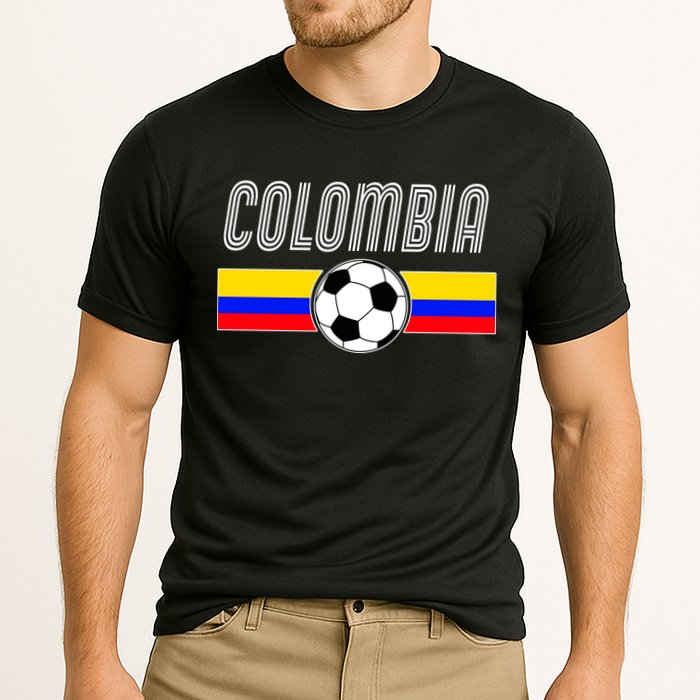 Colombia Futball Soccer Ball Logo Performance Shirt