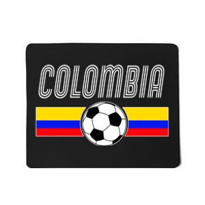 Colombia Futball Soccer Ball Logo Mousepad