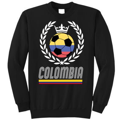 Colombia Soccer Flag Emblem Sweatshirt