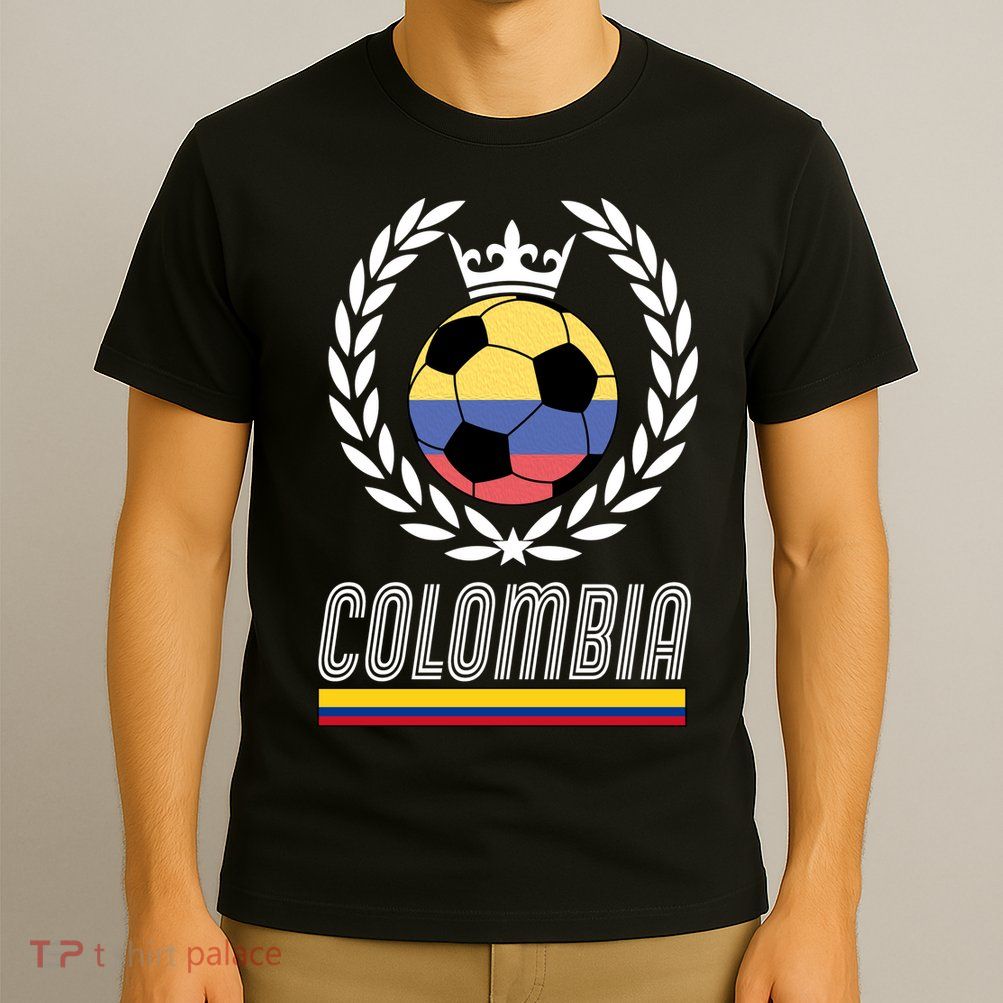 Colombia Soccer Flag Emblem T-Shirt