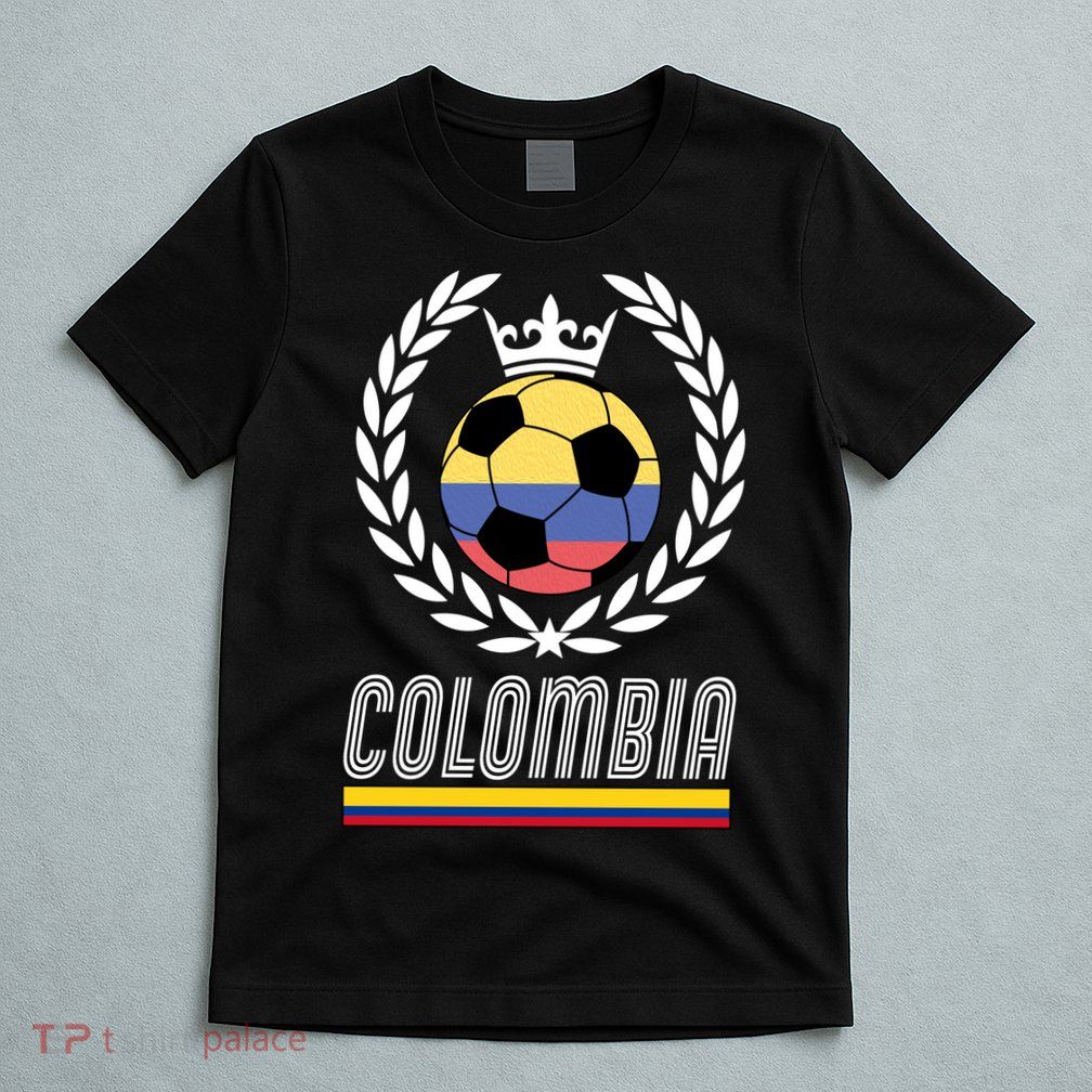 Colombia Soccer Flag Emblem T-Shirt