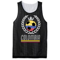 Colombia Soccer Flag Emblem Mesh Reversible Basketball Jersey Tank