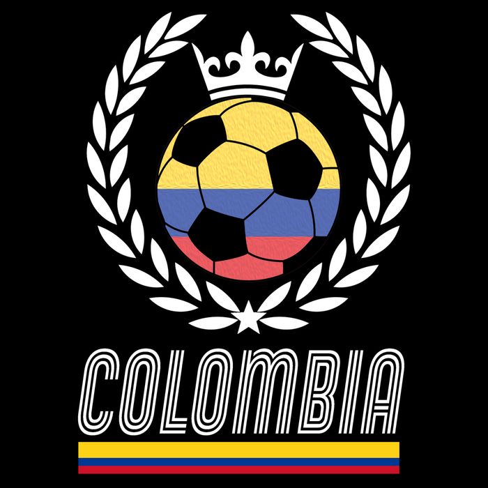 Colombia Soccer Flag Emblem Tie-Dye T-Shirt