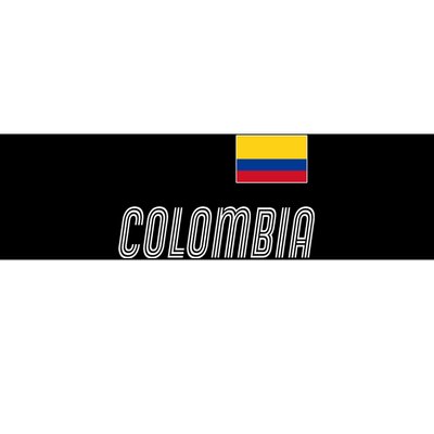 Colombia Soccer Jersey Flag Bumper Sticker