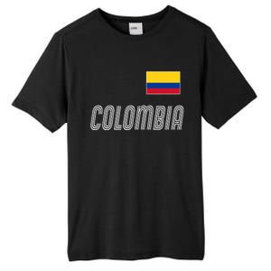 Colombia Soccer Jersey Flag Tall Fusion ChromaSoft Performance T-Shirt