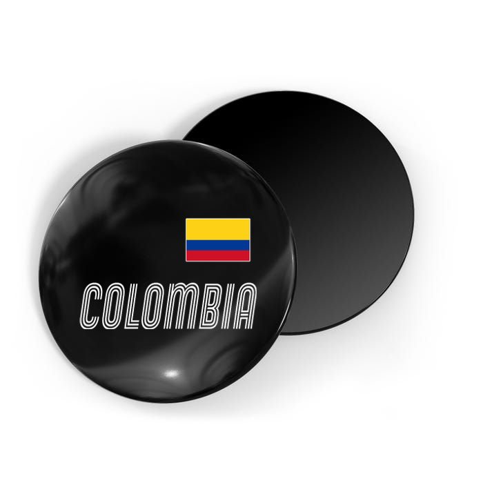 Colombia Soccer Jersey Flag Magnet