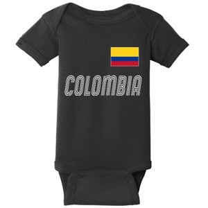 Colombia Soccer Jersey Flag Baby Bodysuit