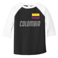 Colombia Soccer Jersey Flag Toddler Fine Jersey T-Shirt