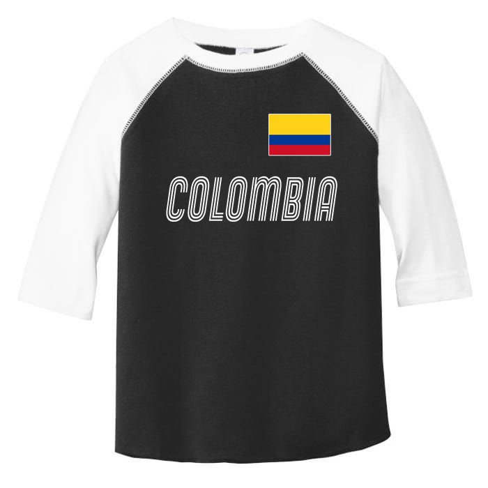 Colombia Soccer Jersey Flag Toddler Fine Jersey T-Shirt