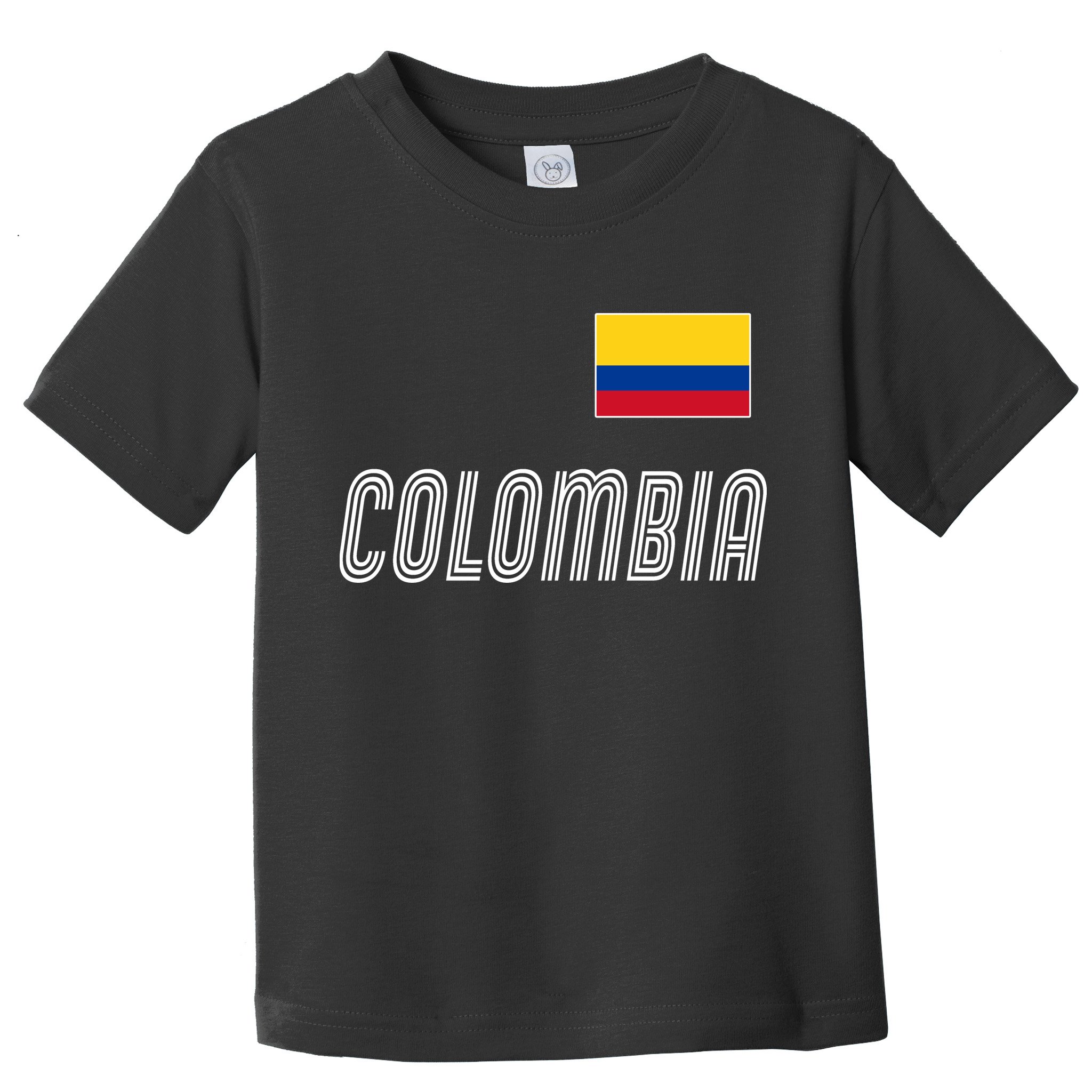Colombia Soccer Jersey Flag Toddler T-Shirt