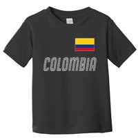 Colombia Soccer Jersey Flag Toddler T-Shirt