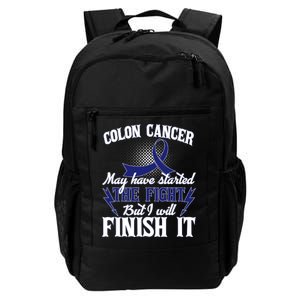 Colon Cancer Awareness Finish The Fight Daily Commute Backpack