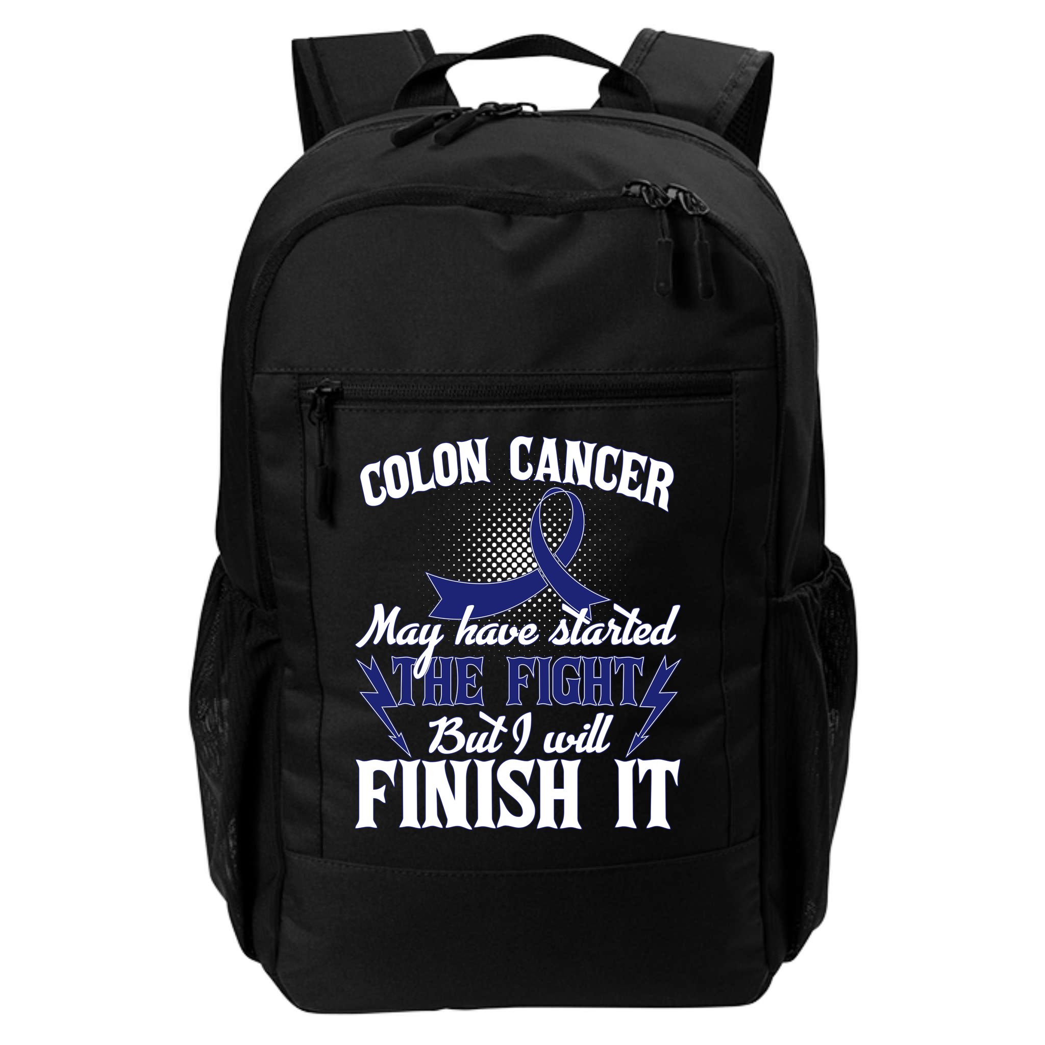 Colon Cancer Awareness Finish The Fight Backpack