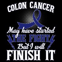 Colon Cancer Awareness Finish The Fight Zip Tote Bag