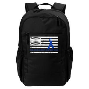 Colon Cancer Awareness Flag Daily Commute Backpack