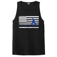 Colon Cancer Awareness Flag PosiCharge Competitor Tank