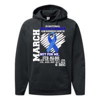 Colon Cancer Awareness Month Is Every Month Performance Fleece Hoodie