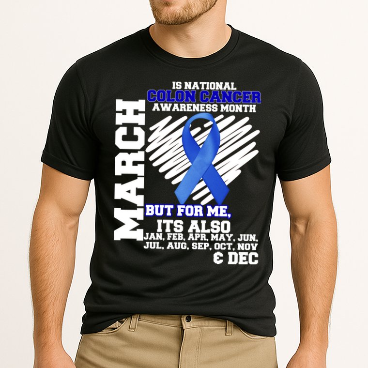 Colon Cancer Awareness Month Is Every Month Cooling Performance Crew T-Shirt