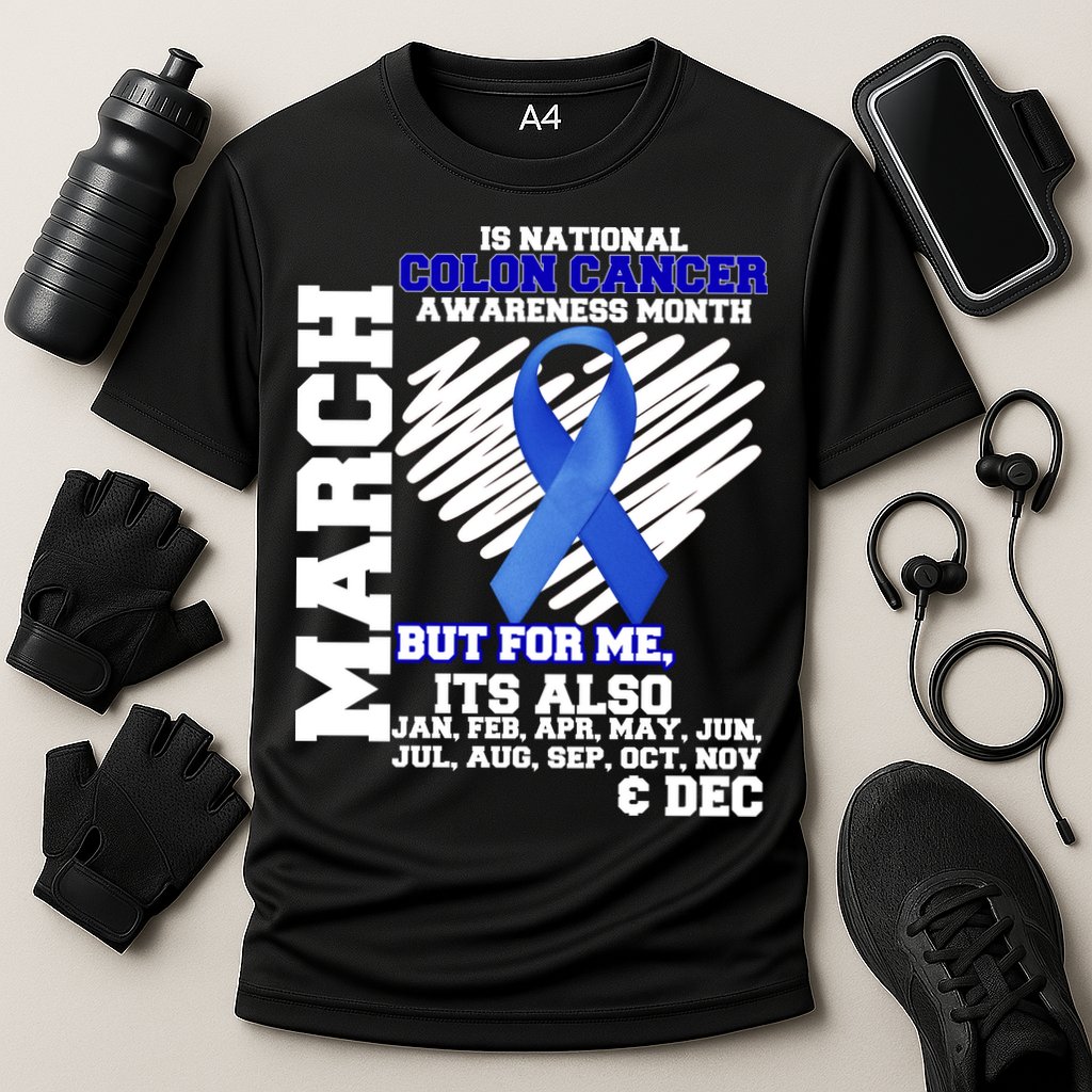Colon Cancer Awareness Month Is Every Month Cooling Performance Crew T-Shirt