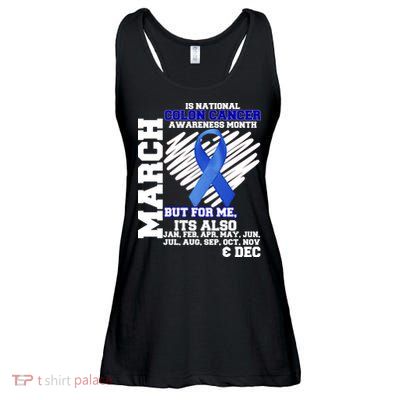 Colon Cancer Awareness Month Is Every Month Ladies Essential Flowy Tank