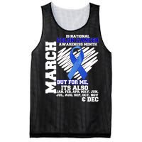 Colon Cancer Awareness Month Is Every Month Mesh Reversible Basketball Jersey Tank