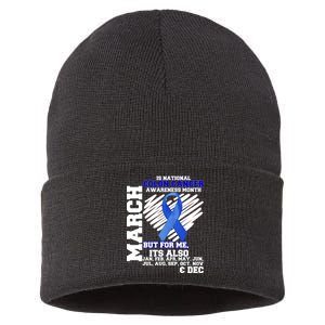 Colon Cancer Awareness Month Is Every Month Sustainable Knit Beanie