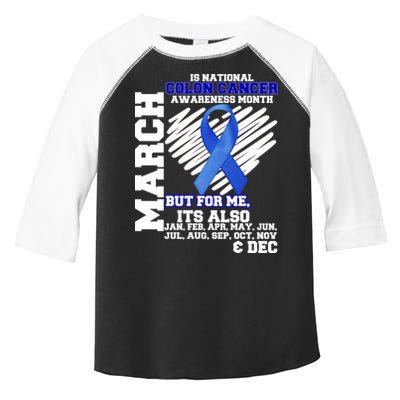 Colon Cancer Awareness Month Is Every Month Toddler Fine Jersey T-Shirt