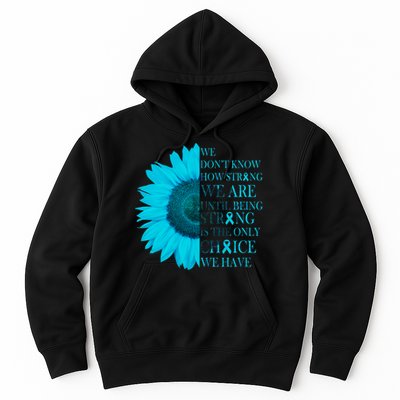 Colon Cancer Awareness Sunflower Hoodie