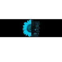 Colon Cancer Awareness Sunflower Bumper Sticker