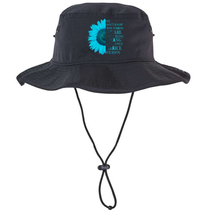 Colon Cancer Awareness Sunflower Legacy Cool Fit Booney Bucket Hat