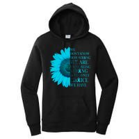 Colon Cancer Awareness Sunflower Women's Pullover Hoodie