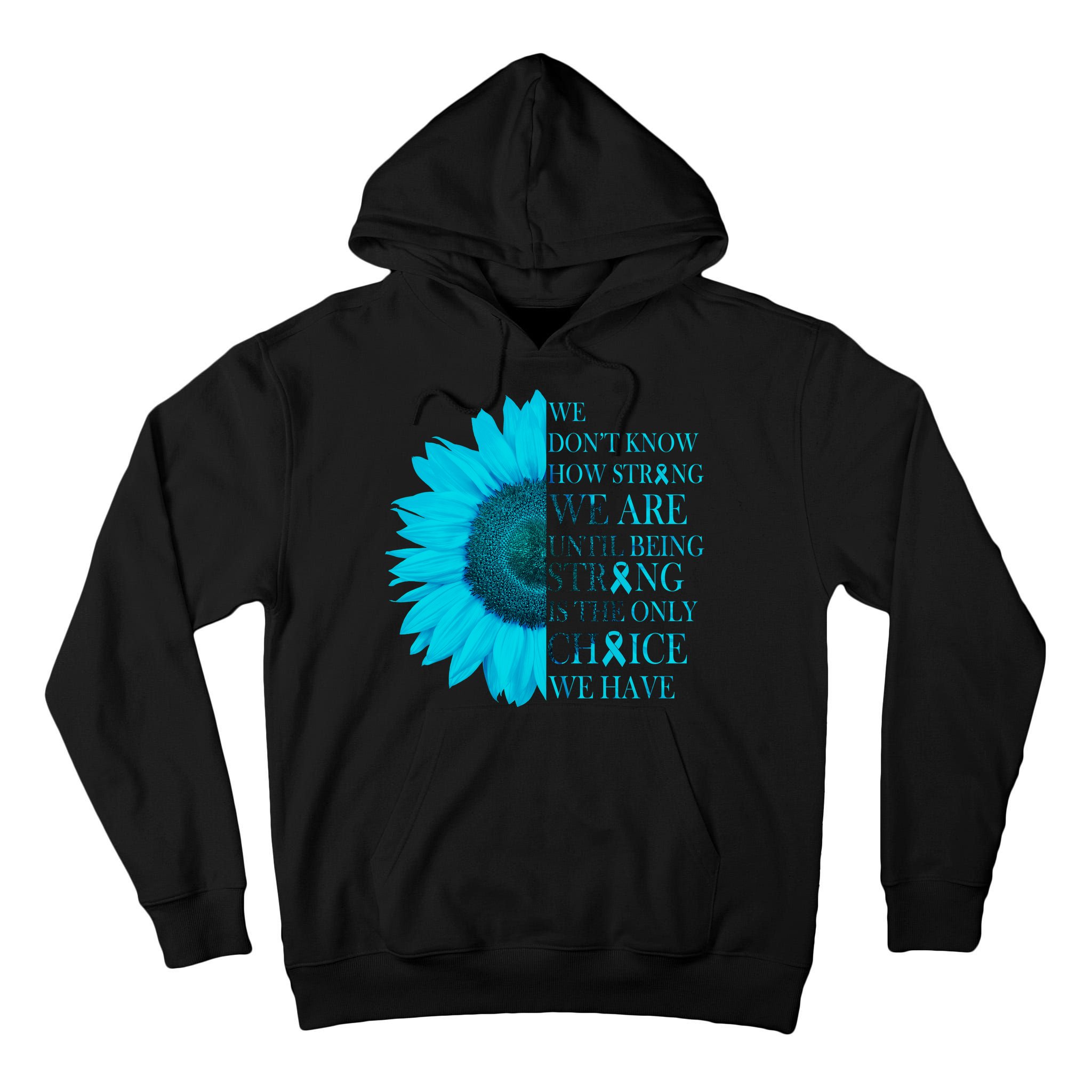 Colon Cancer Awareness Sunflower Tall Hoodie