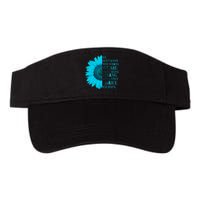 Colon Cancer Awareness Sunflower Valucap Bio-Washed Visor