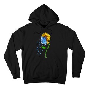 Colon Cancer Awareness Sunflower Support Hoodie