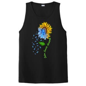 Colon Cancer Awareness Sunflower Support PosiCharge Competitor Tank