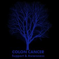 Colon Cancer Awareness Tree Baseball Sleeve Shirt