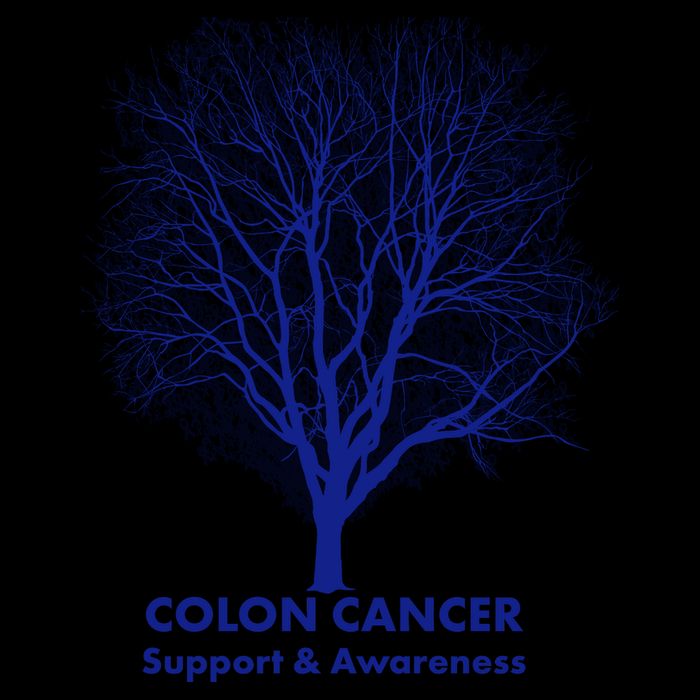 Colon Cancer Awareness Tree Baseball Sleeve Shirt