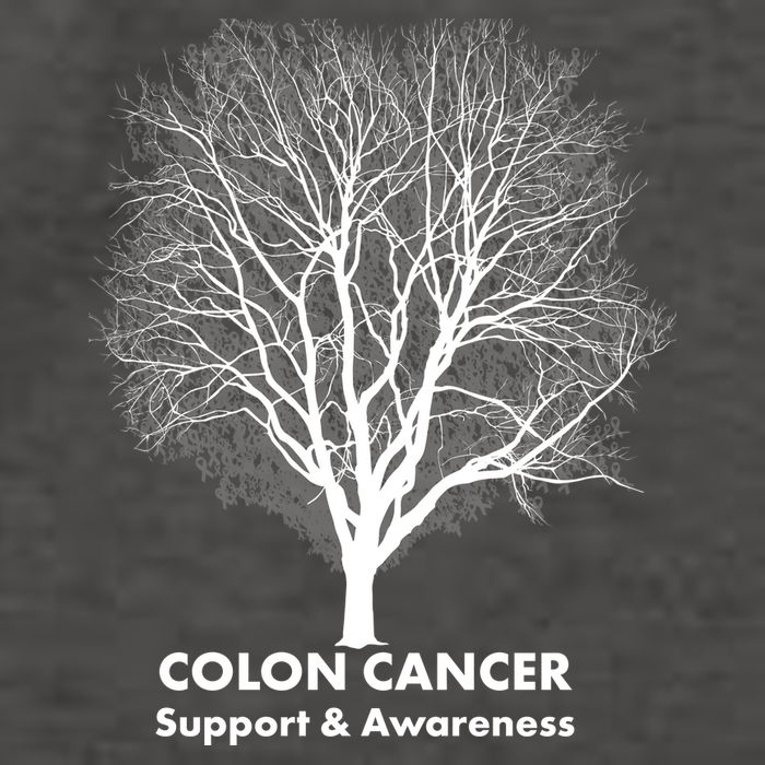 Colon Cancer Awareness Tree Vector Backpack
