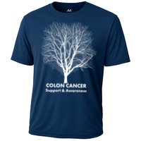 Colon Cancer Awareness Tree Cooling Performance Crew T-Shirt