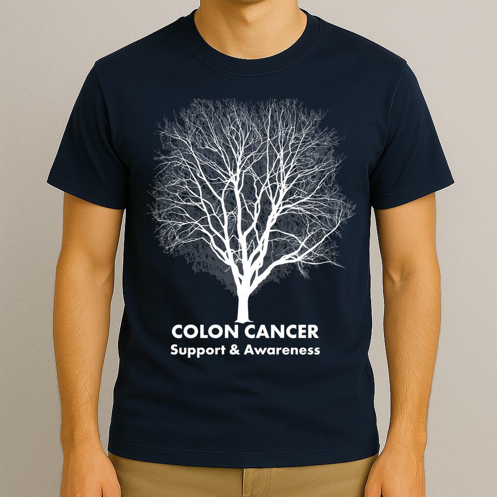 Colon Cancer Awareness Tree T-Shirt