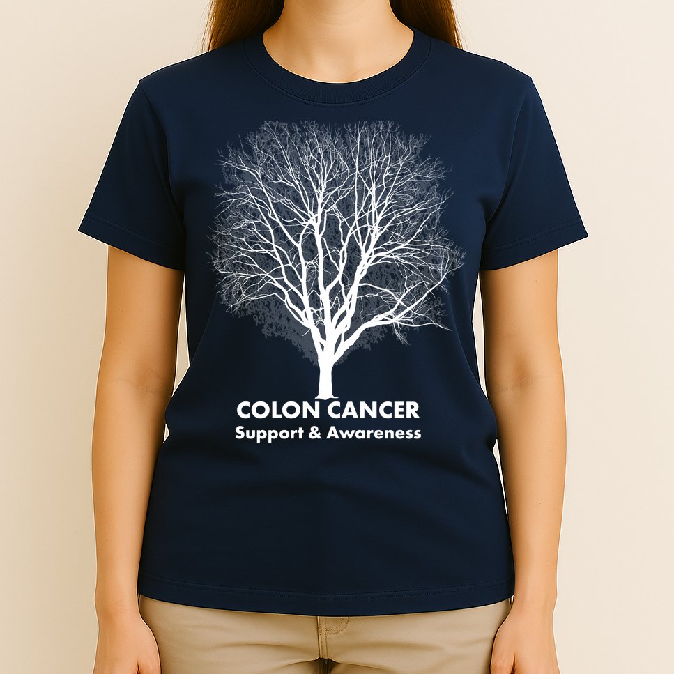 Colon Cancer Awareness Tree T-Shirt