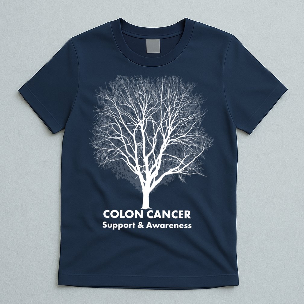 Colon Cancer Awareness Tree T-Shirt