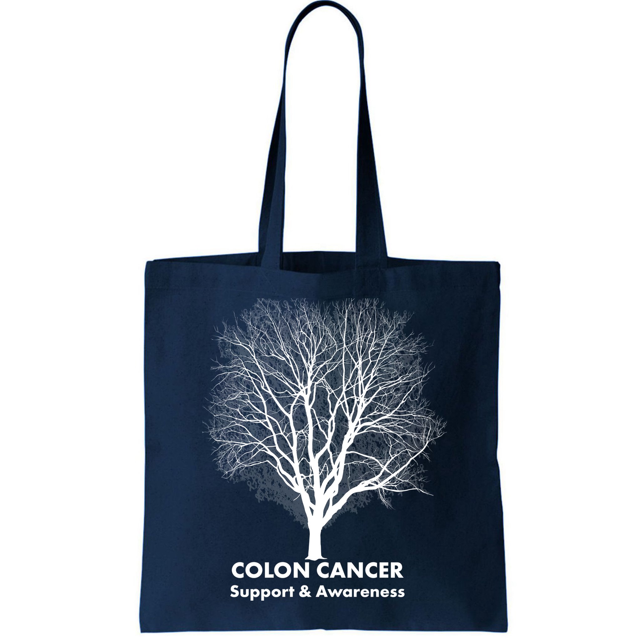 Colon Cancer Awareness Tree Bag