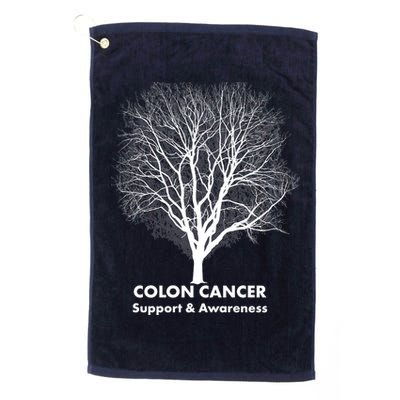 Colon Cancer Awareness Tree Golf Towel