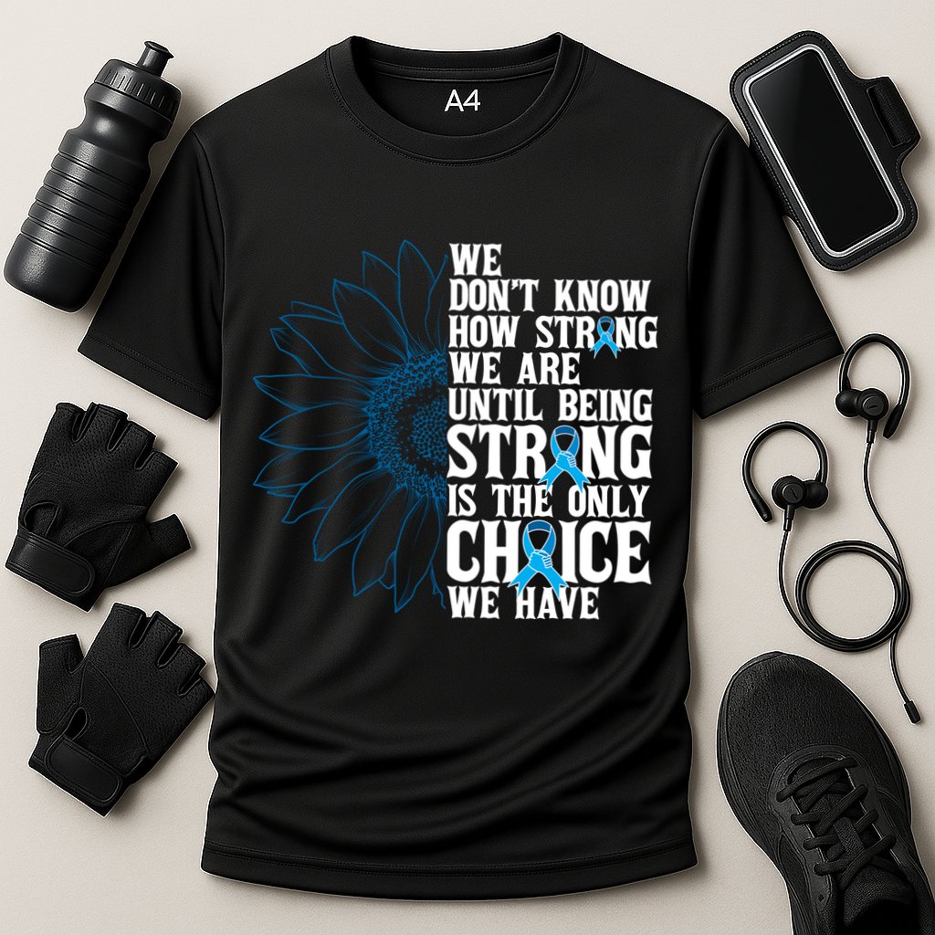 Colon Cancer Being Strong Is The Only Choice Cooling Performance Crew T-Shirt