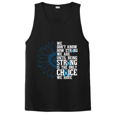 Colon Cancer Being Strong Is The Only Choice PosiCharge Competitor Tank