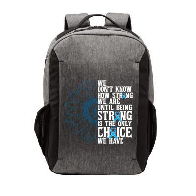 Colon Cancer Being Strong Is The Only Choice Vector Backpack