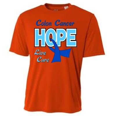 Colon Cancer Hope Live Cure Cooling Performance Crew T-Shirt