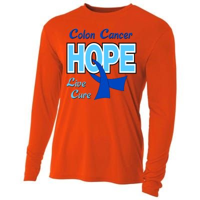 Colon Cancer Hope Live Cure Cooling Performance Long Sleeve Crew