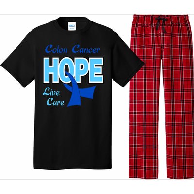 Colon Cancer Hope Live Cure Pajama Set